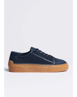 ME+EM Canvas Low Top Sneaker - Blue