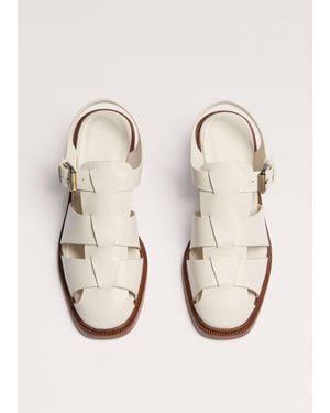 ME+EM Leather Fisherman Sandal - Natural