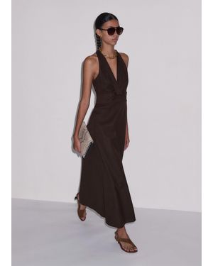 green emerald velvet dress Twist Front Maxi Dress in Paradise Floral