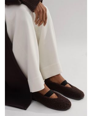 ME+EM Shearling Ballerina Flat - Multicolour