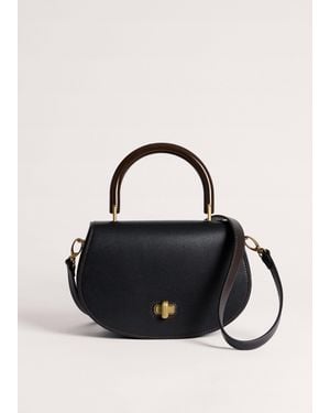 ME+EM Resin Top Handle Bag - Black