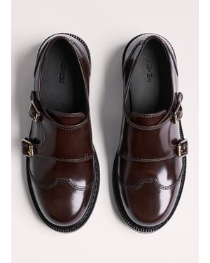 ME+EM Double Buckle Shoe - Blue