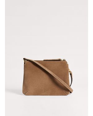 ME+EM Double Pouch Crossbody - Natural