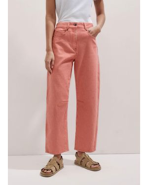 ME+EM Cotton Stripe Engineered-Leg Pant