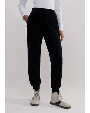 ME+EM Fluid Cord Velour Jogger - Black