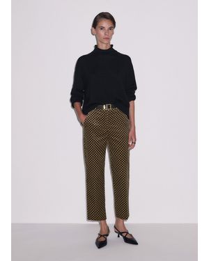 ME+EM Slim Crop Pant - Blue