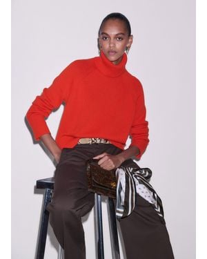 ME+EM Raglan Jumper + Snood - Red