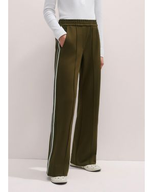 ME+EM Regular-Length Convertible Side Stripe Pant - Green