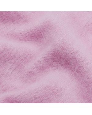 ME+EM Brushed Cashmere V-Neck Knit Tee - Purple