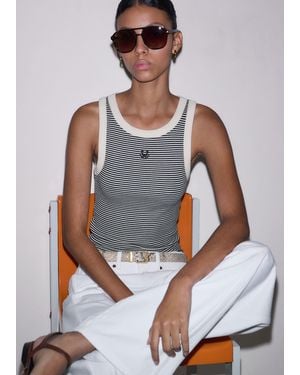 ME+EM Swan Slim Tank Top - Gray