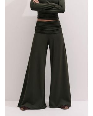 ME+EM Super Wide Palazzo Pant - Black