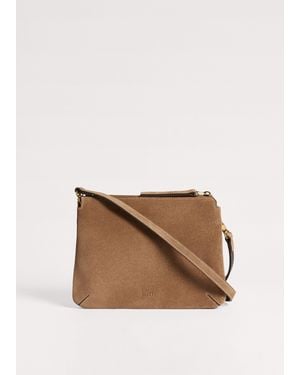 ME+EM Double Pouch Crossbody - Natural