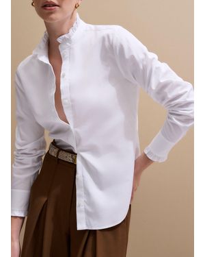 ME+EM Impossibly Soft Feminine Shirt - Multicolour