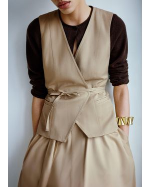 ME+EM Wrap Vest - White