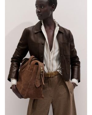 ME+EM Patch Pocket Jacket - Brown