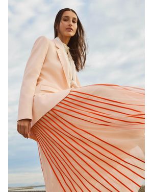 ME+EM Tulle Maxi Skirt - Orange