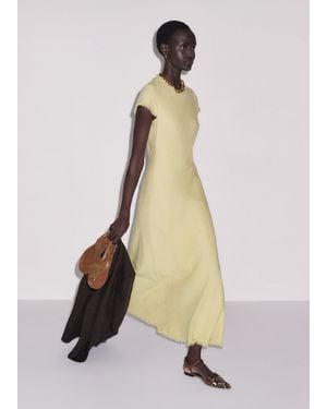 ME+EM Bias Cut Am-Pm Maxi Dress - Natural
