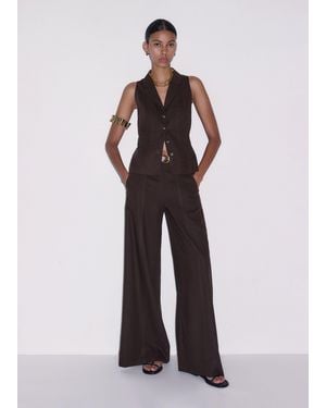 ME+EM Wide-Leg Pant - Multicolour