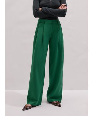ME+EM Tailored Exaggerated Tapered Trouser Event-Ready - Green