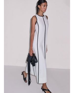 ME+EM Creaseless Linen Effortless Summer Maxi Dress Soft - White