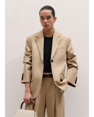 ME+EM Intelligently Oversized Jacket - Natural