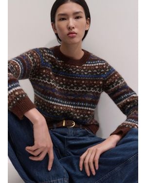 ME+EM Fair Isle Relaxed Jumper - Multicolour