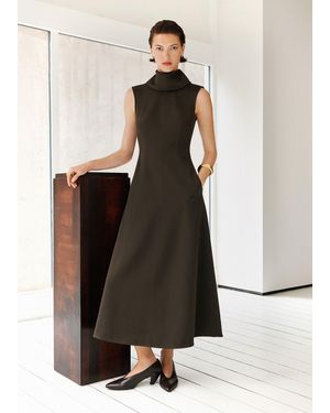 ME+EM Sculptural Panelled Fit And Flare Maxi Dress - Multicolour