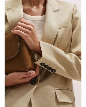 ME+EM Elevated Evening Metallic Blazer - Brown