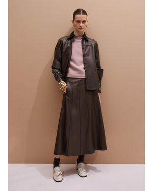 ME+EM Panelled Maxi Skirt - Natural