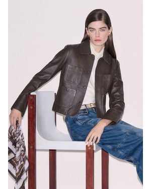 ME+EM Patch Pocket Jacket - Brown