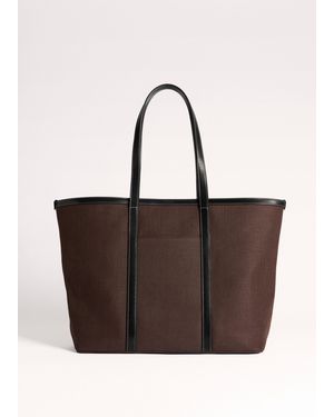 ME+EM Reversible Tote - Brown