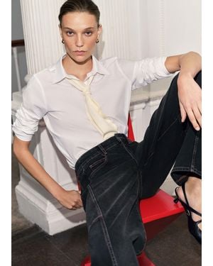 ME+EM Travel Layering Shirt - White
