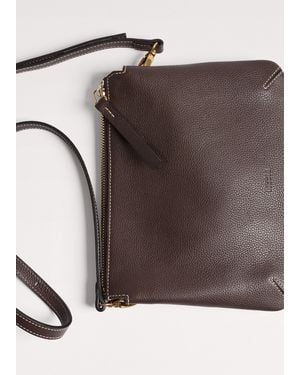 ME+EM Double Pouch Crossbody - Grey