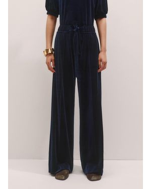 ME+EM Fluid Velour Track Pant - Black