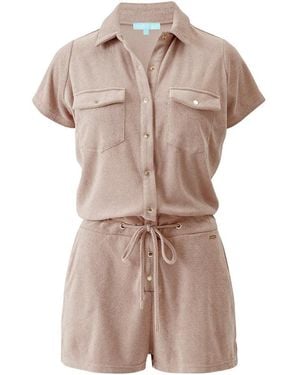 Melissa Odabash Cheryl Almond Playsuit - Pink