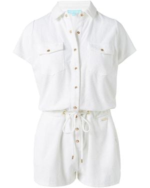 Melissa Odabash Cheryl Romper - White