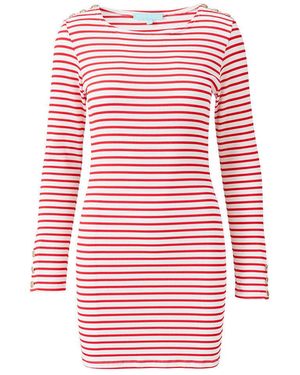 Melissa Odabash Agata Stripe Dress - Pink