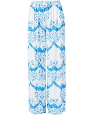 Melissa Odabash Exclusive Olivia Florian Pants - Blue