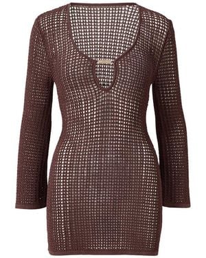 Melissa Odabash Ellis Dress - Brown
