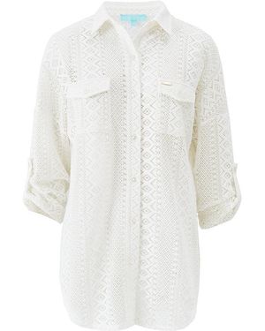 Melissa Odabash Elena Shirt - White
