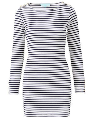 Melissa Odabash Agata Stripe Dress - White