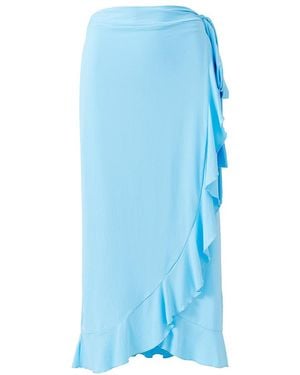 Melissa Odabash Cassidy Celeste Skirt - Blue