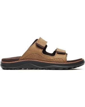 Merrell Cove Leather Slide - Brown