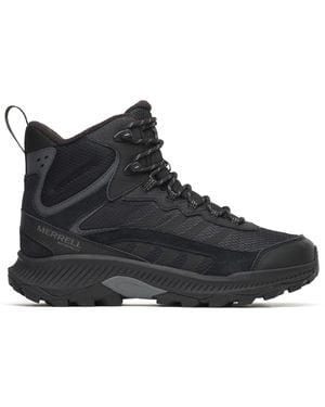 Merrell Mens Speed Strike 2 Mid Waterproof Shoes - Black