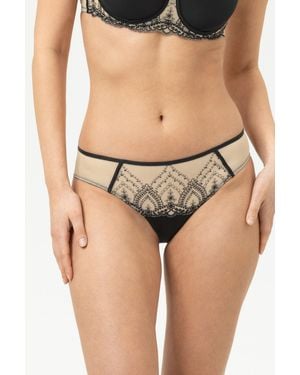 Mey Mini-Slip Serie Mysterious Golden Hazel - Schwarz