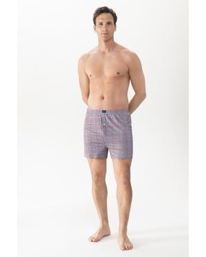 Mey Boxershort Serie Mixture Of Circles Blue Haze - Blau