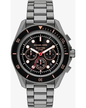 Michael Kors Mk Oversized Maritime Gunmetal Watch - Grey