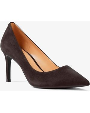 MICHAEL Michael Kors Mk Alina Flex Suede Pump - White