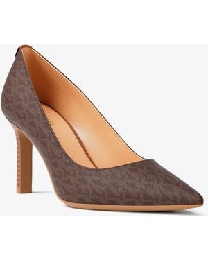 Michael Kors Willa Signature Logo Pump - White