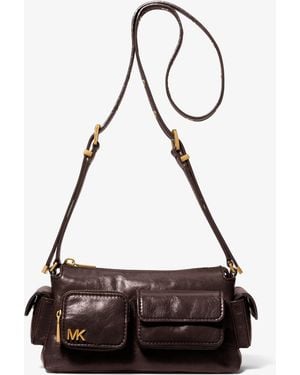 MICHAEL Michael Kors Mk Dakota Small Leather Shoulder Bag - Brown